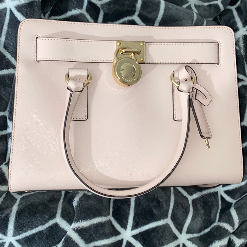 Michael Kors Blossom Hamilton Leather Satchel